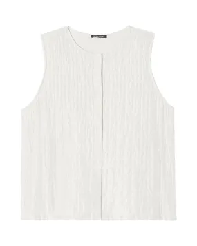 Eileen Fisher Silk Habutai Quilted Vest