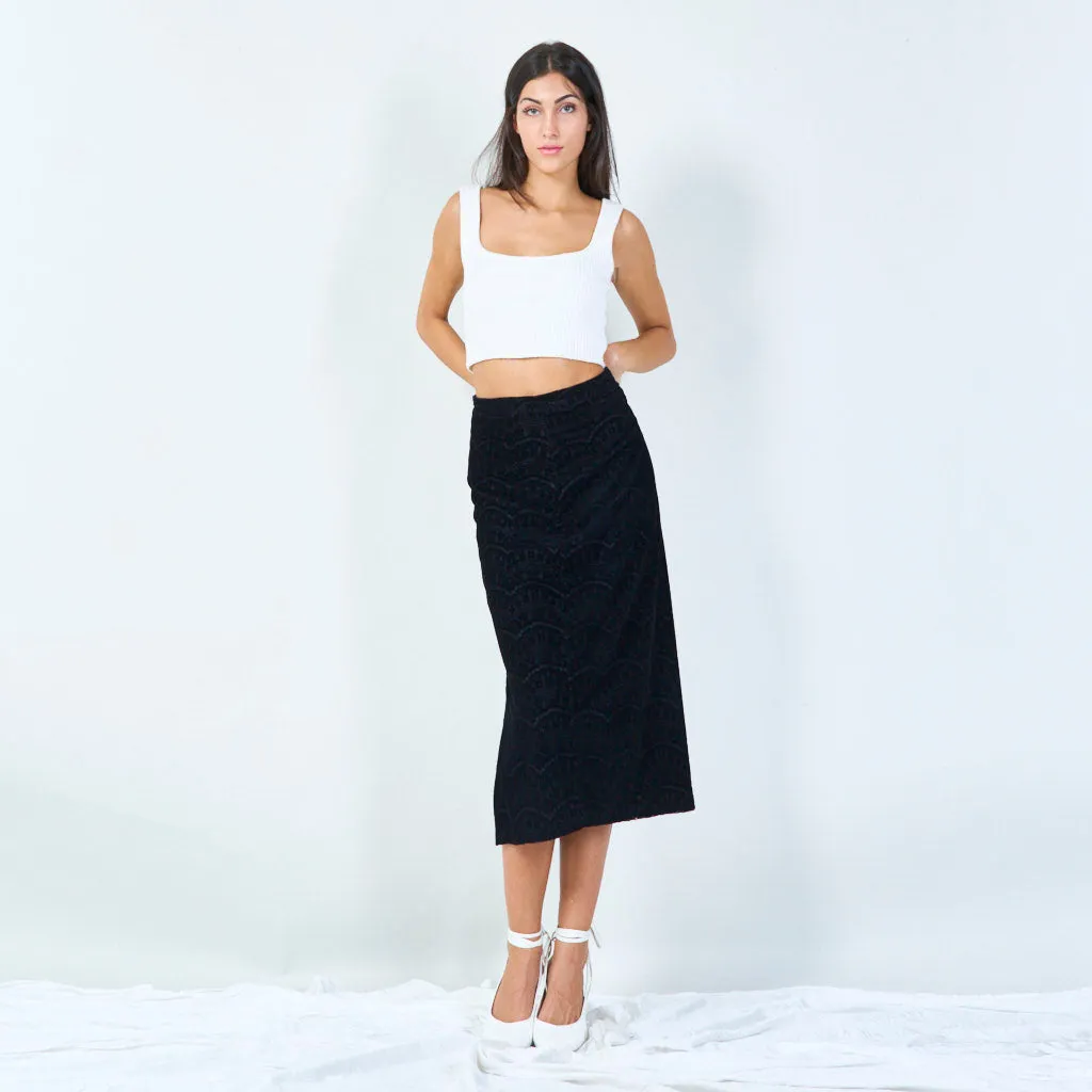 Elegant lace pencil skirt wholesale