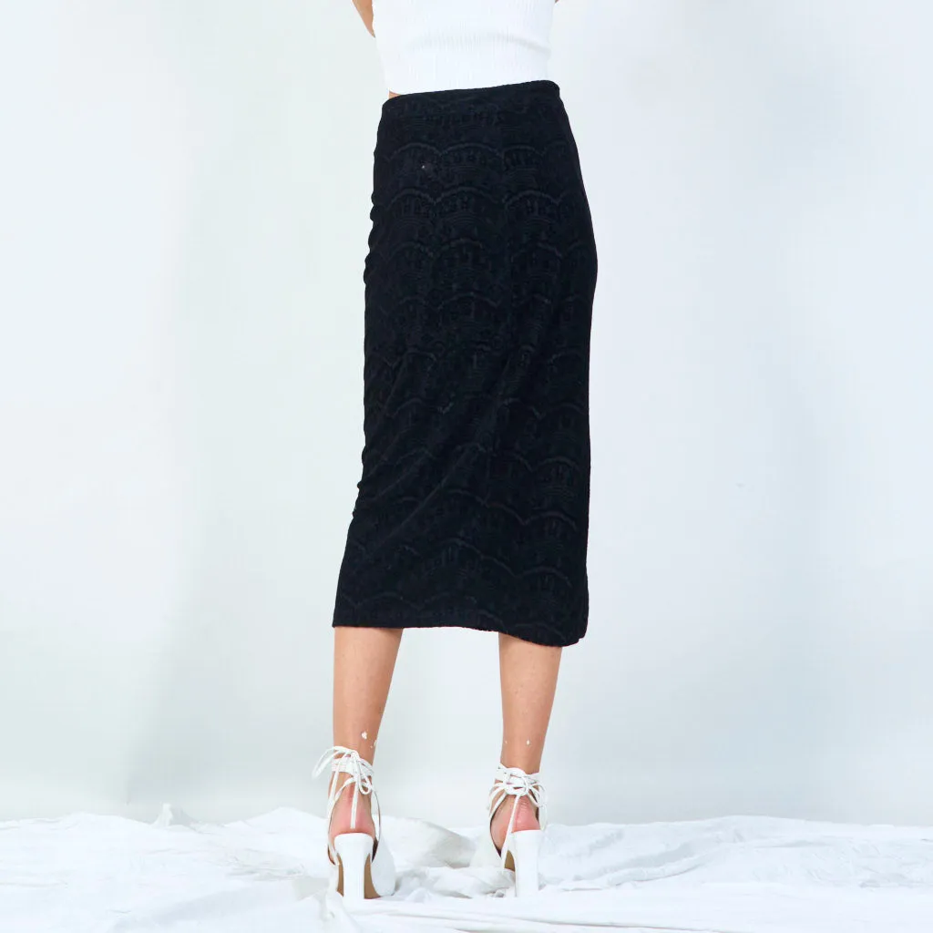 Elegant lace pencil skirt wholesale