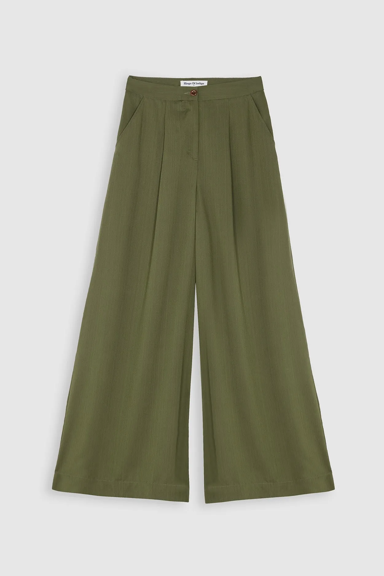 Elsa Flowy Pants Green