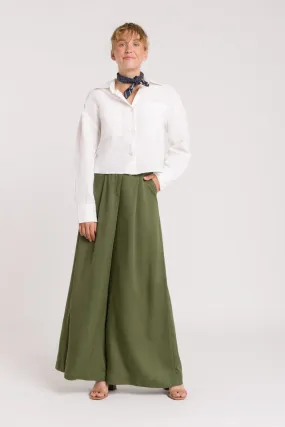Elsa Flowy Pants Green