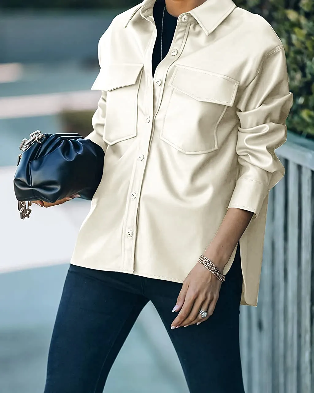Fashionkova  2022 Streetwear Black PU Women Leather Jacket Autumn Coat  Women Jacket Esthetic Gothic Vintage Outfits Fashion Tops