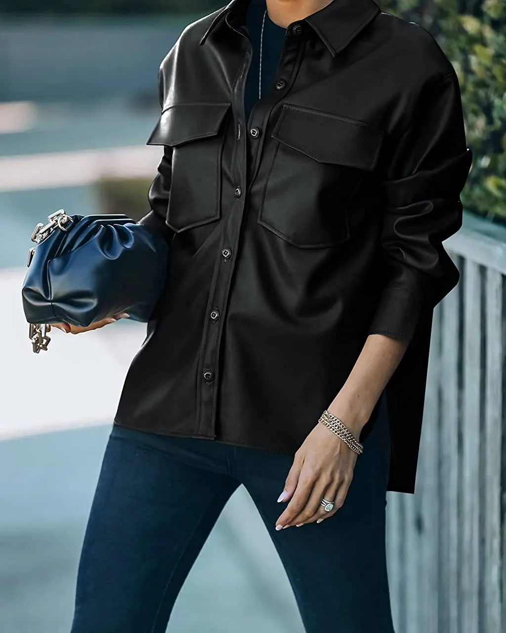 Fashionkova  2022 Streetwear Black PU Women Leather Jacket Autumn Coat  Women Jacket Esthetic Gothic Vintage Outfits Fashion Tops