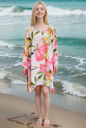 Flower Print Tunic Top