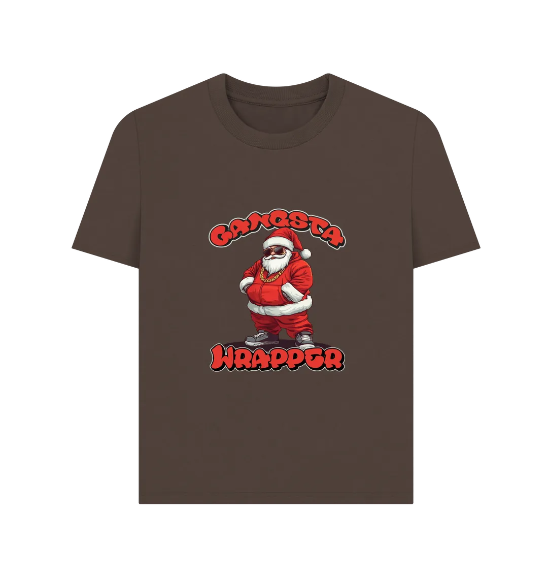 Gangsta Wrapper Women's Christmas T-shirt