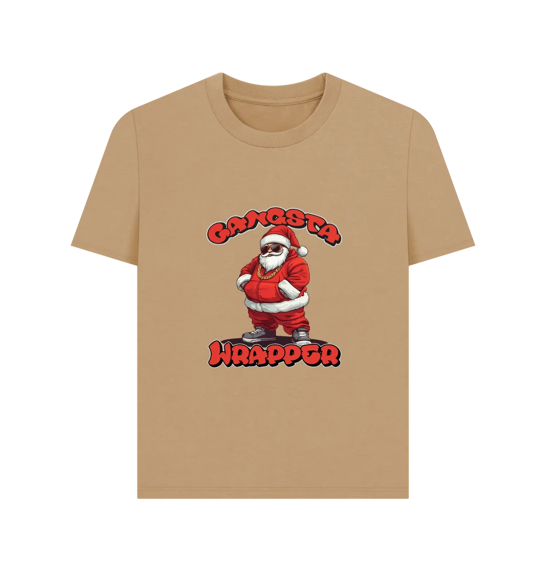 Gangsta Wrapper Women's Christmas T-shirt
