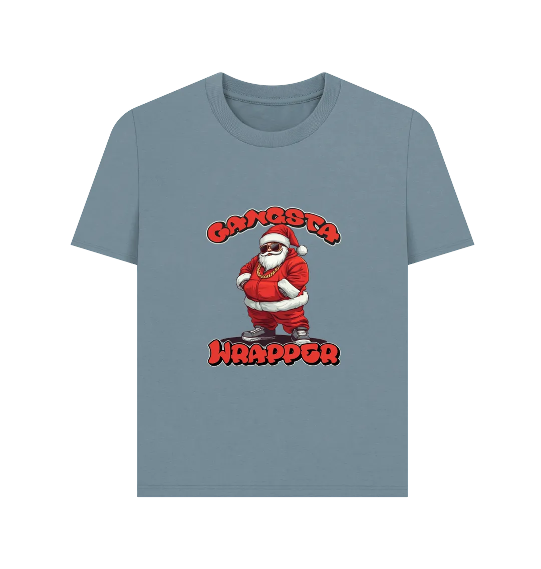 Gangsta Wrapper Women's Christmas T-shirt