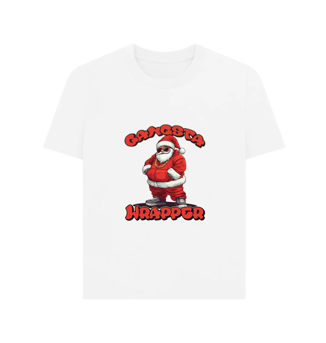 Gangsta Wrapper Women's Christmas T-shirt