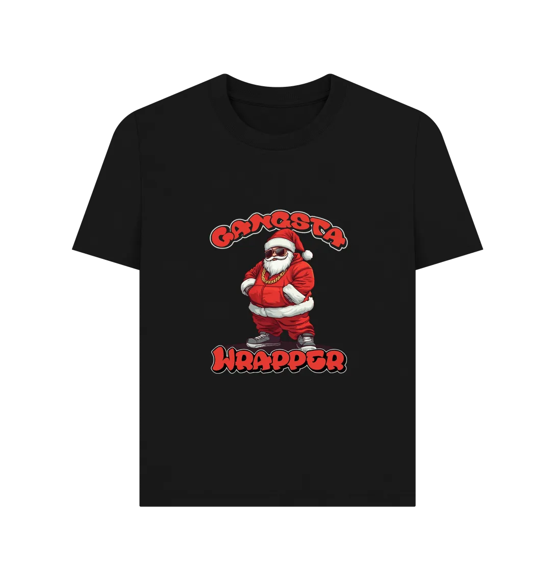 Gangsta Wrapper Women's Christmas T-shirt