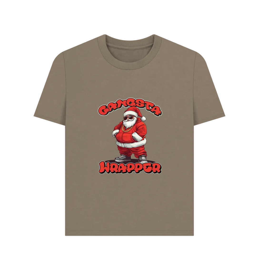 Gangsta Wrapper Women's Christmas T-shirt