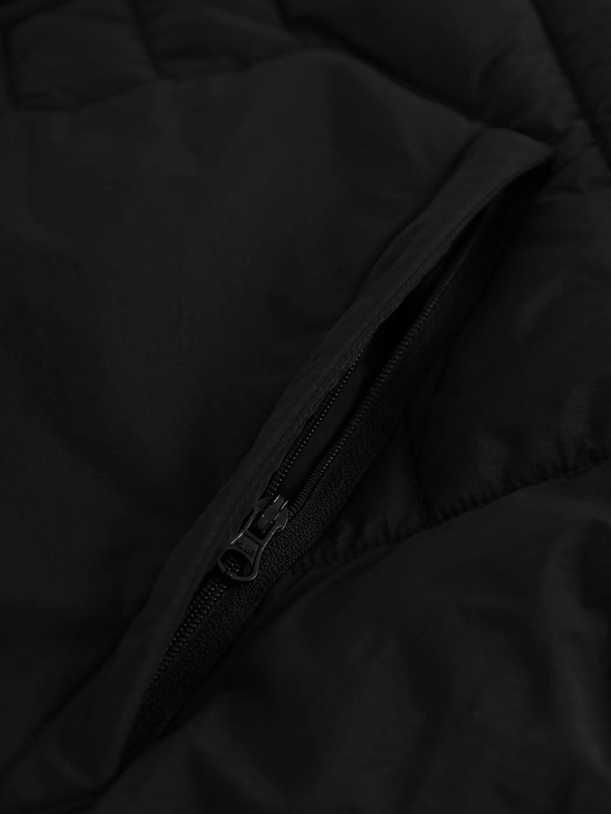 GO ANYWEAR™ quilted padded zip vest - Black Jet