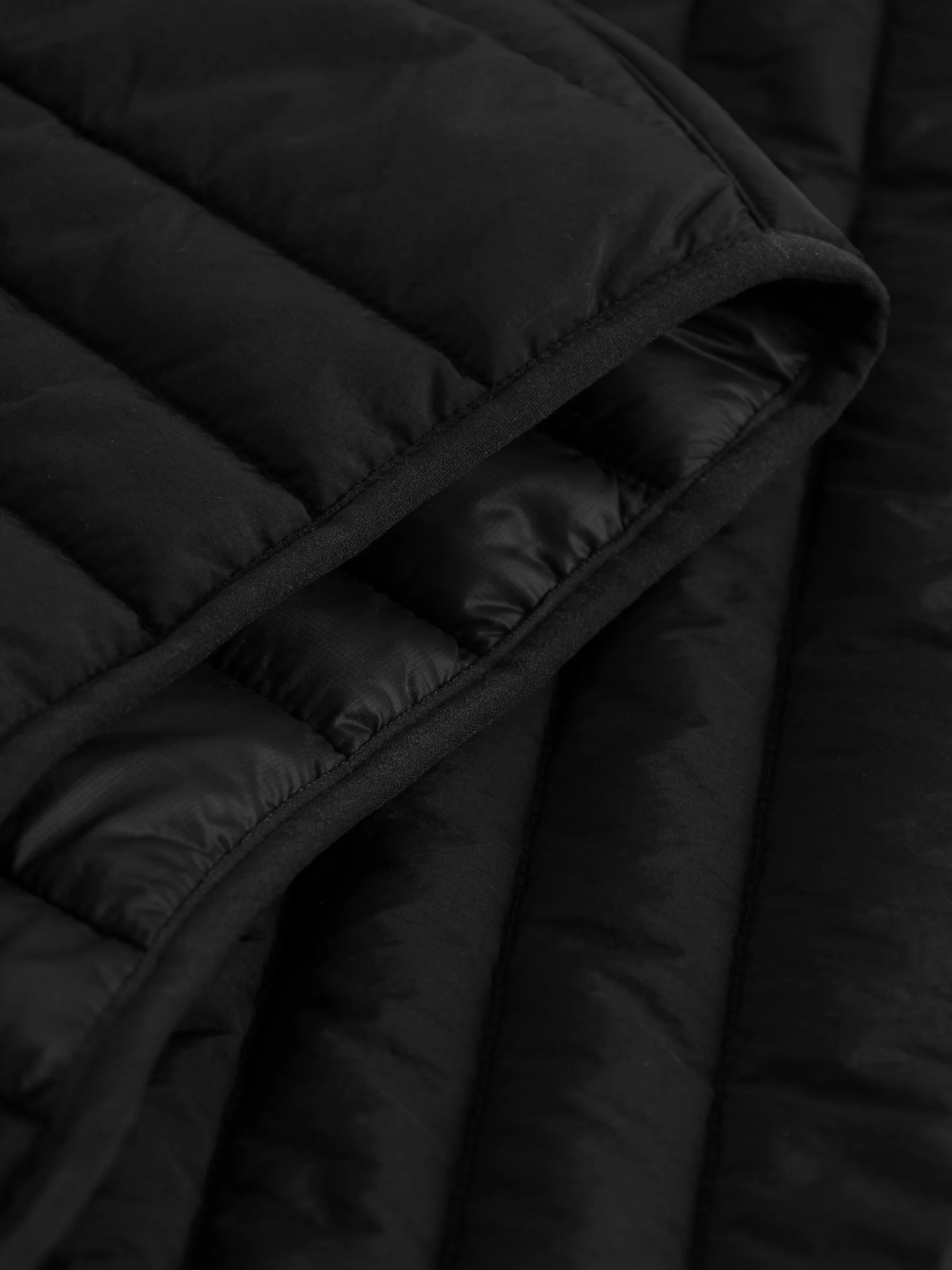 GO ANYWEAR™ quilted padded zip vest - Black Jet