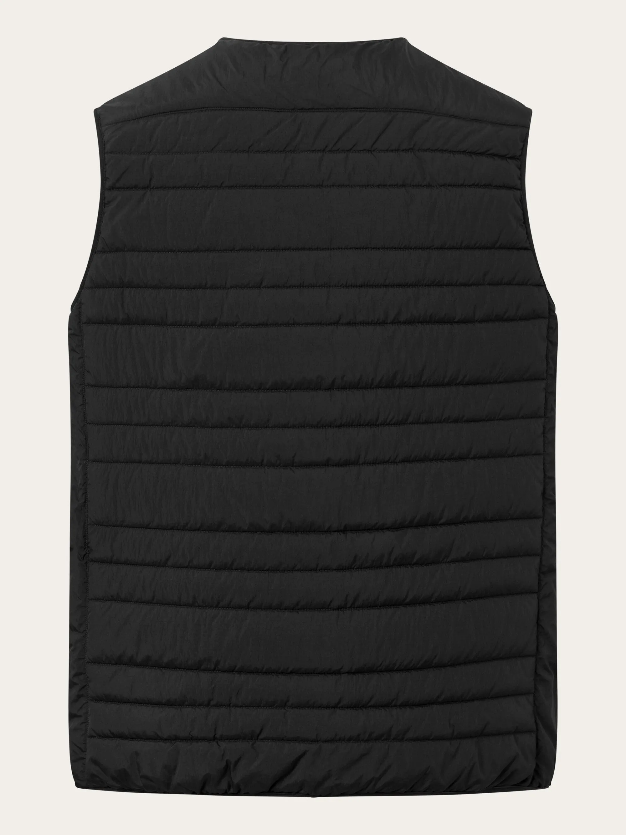 GO ANYWEAR™ quilted padded zip vest - Black Jet