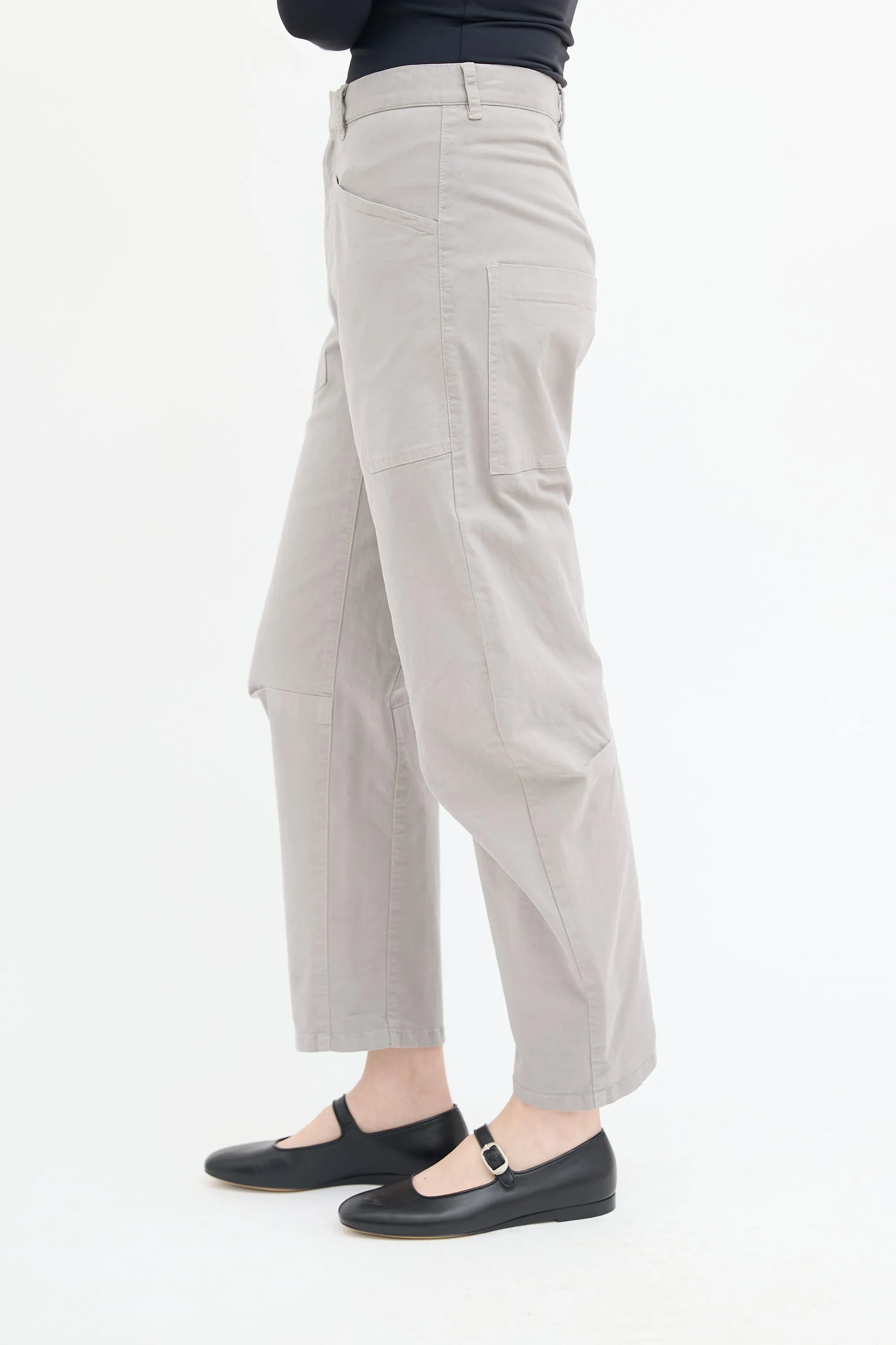Grey Shon Balloon Cargo Pant