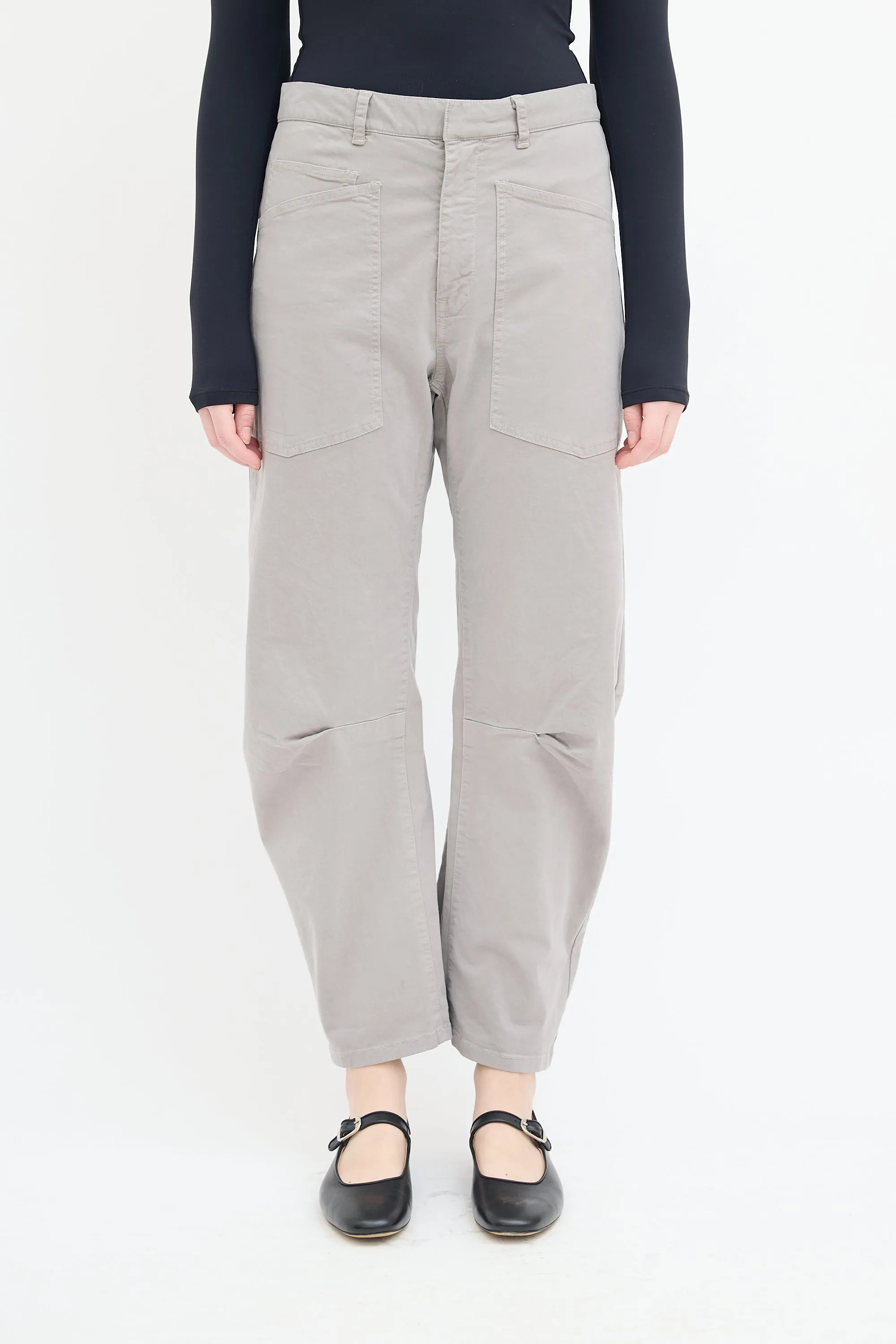Grey Shon Balloon Cargo Pant