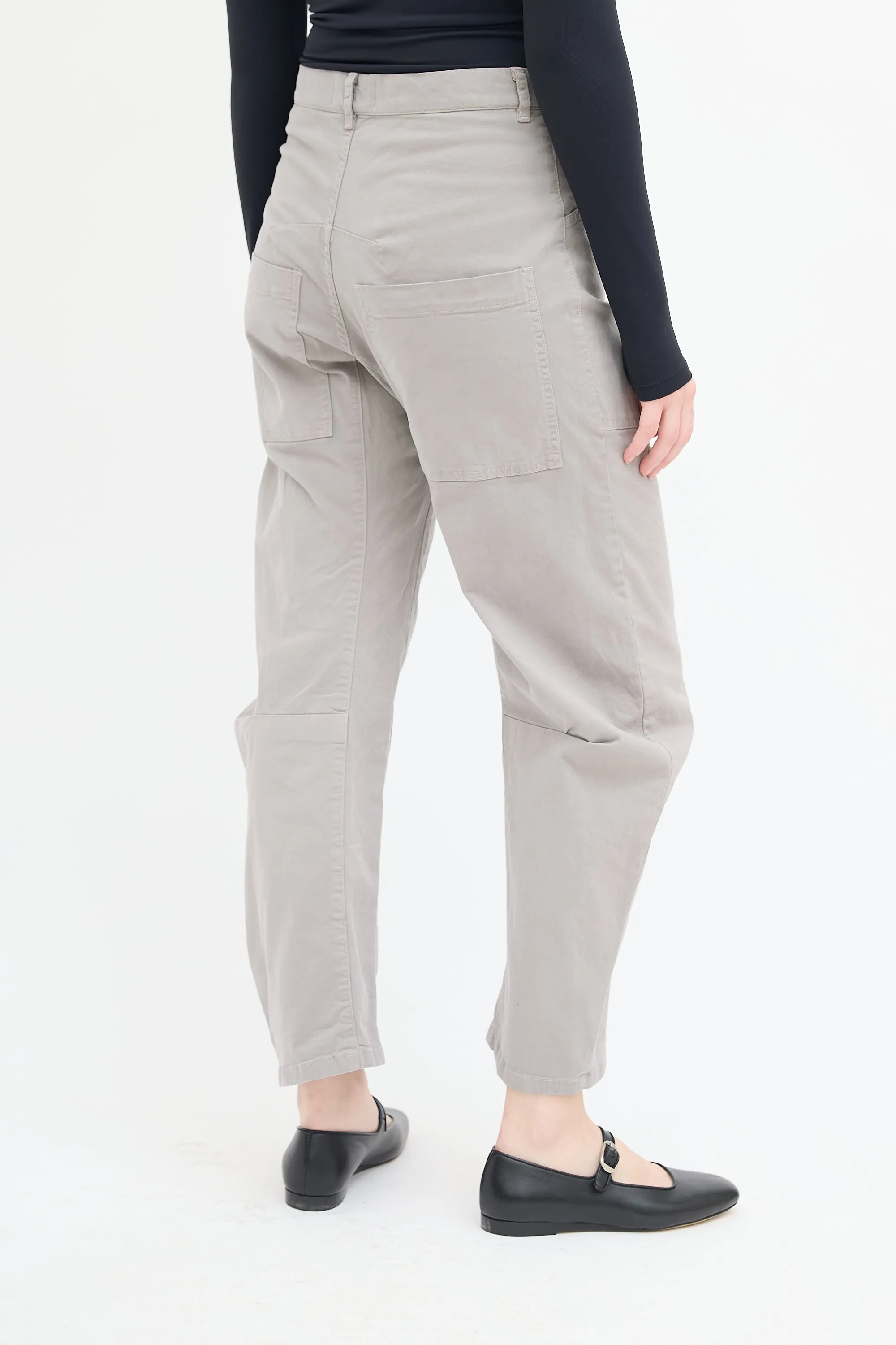 Grey Shon Balloon Cargo Pant
