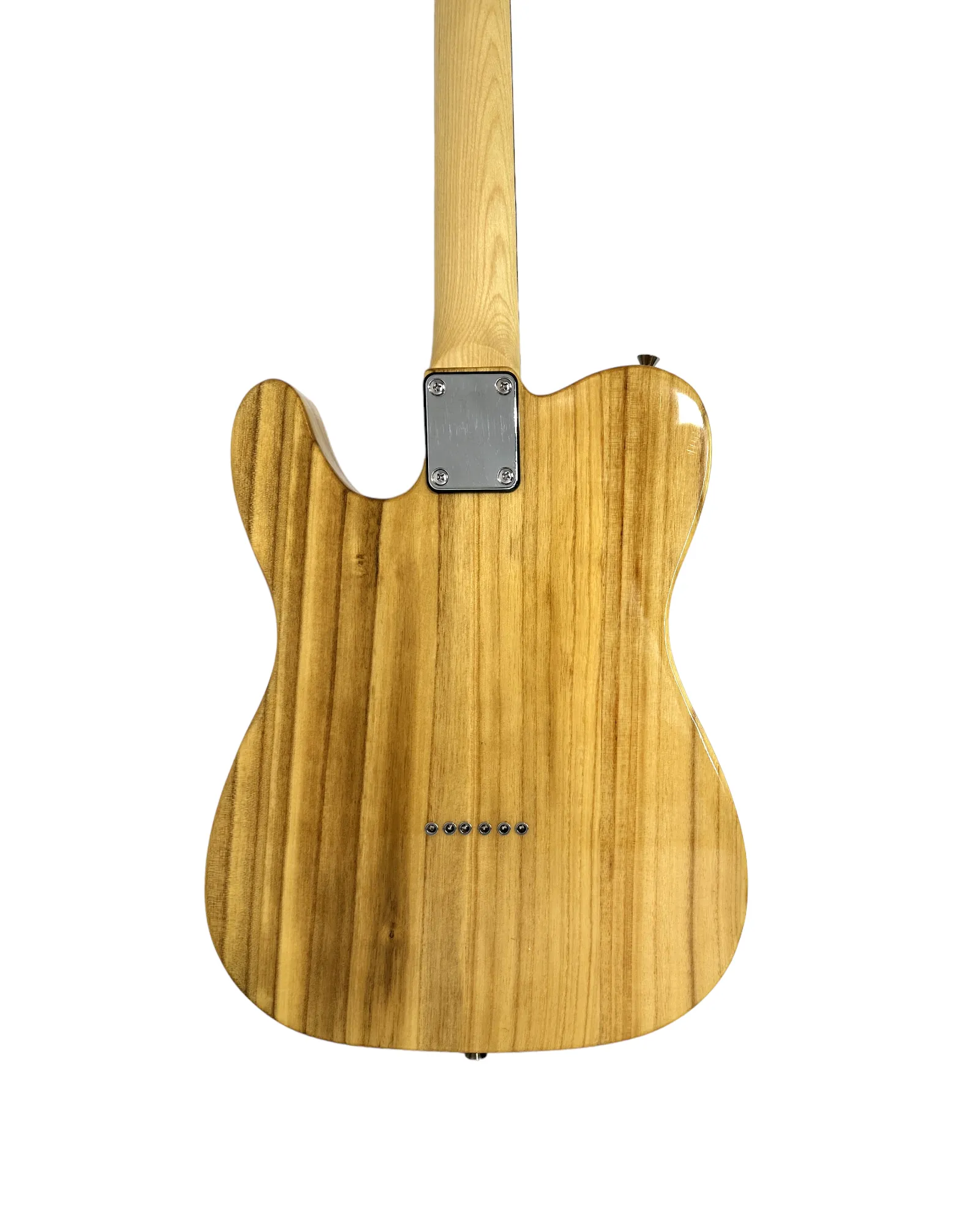 Haze Semi-Hollow Lightweight Quilted Paulownia HTL Electric Guitar - Natural TL19012FHQN