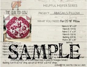 Helpful Heifer Abagail Pillow