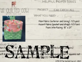 Helpful Heifer Car Catch-All