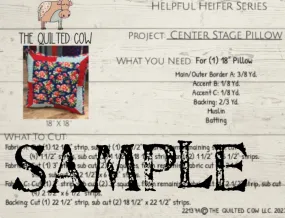 Helpful Heifer Center Stage Pillow