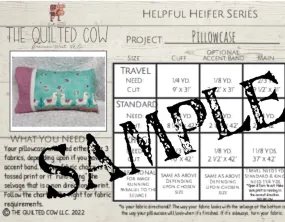 Helpful Heifer Directional Pillowcase