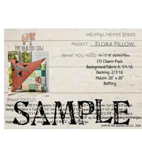Helpful Heifer Flora Pillow