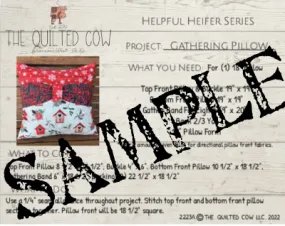 Helpful Heifer Gathering Pillow