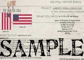 Helpful Heifer Liberty Wall Hanging