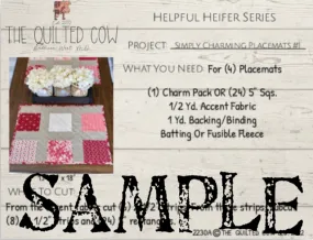 Helpful Heifer Simply Charming Placemat #1