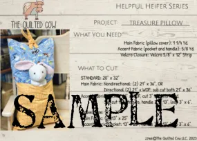 Helpful Heifer Treasure Pillow