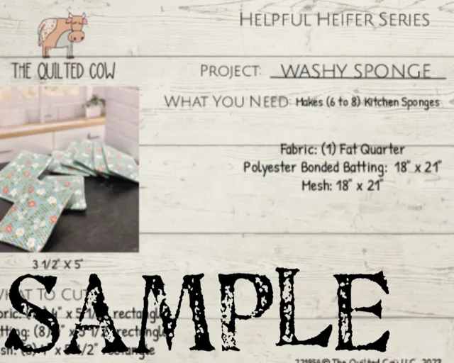 Helpful Heifer Washy Sponge