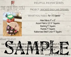 Helpful Heifer Wicked Easy Jar Opener