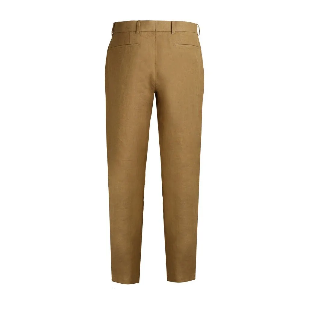 HENRY Linen Tailored Chino CAMEL