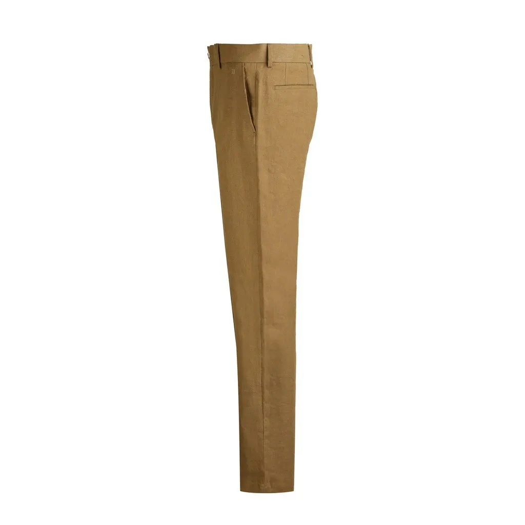 HENRY Linen Tailored Chino CAMEL