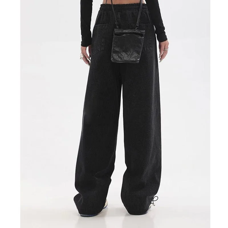 High Waist Contrast Color Sweatpants