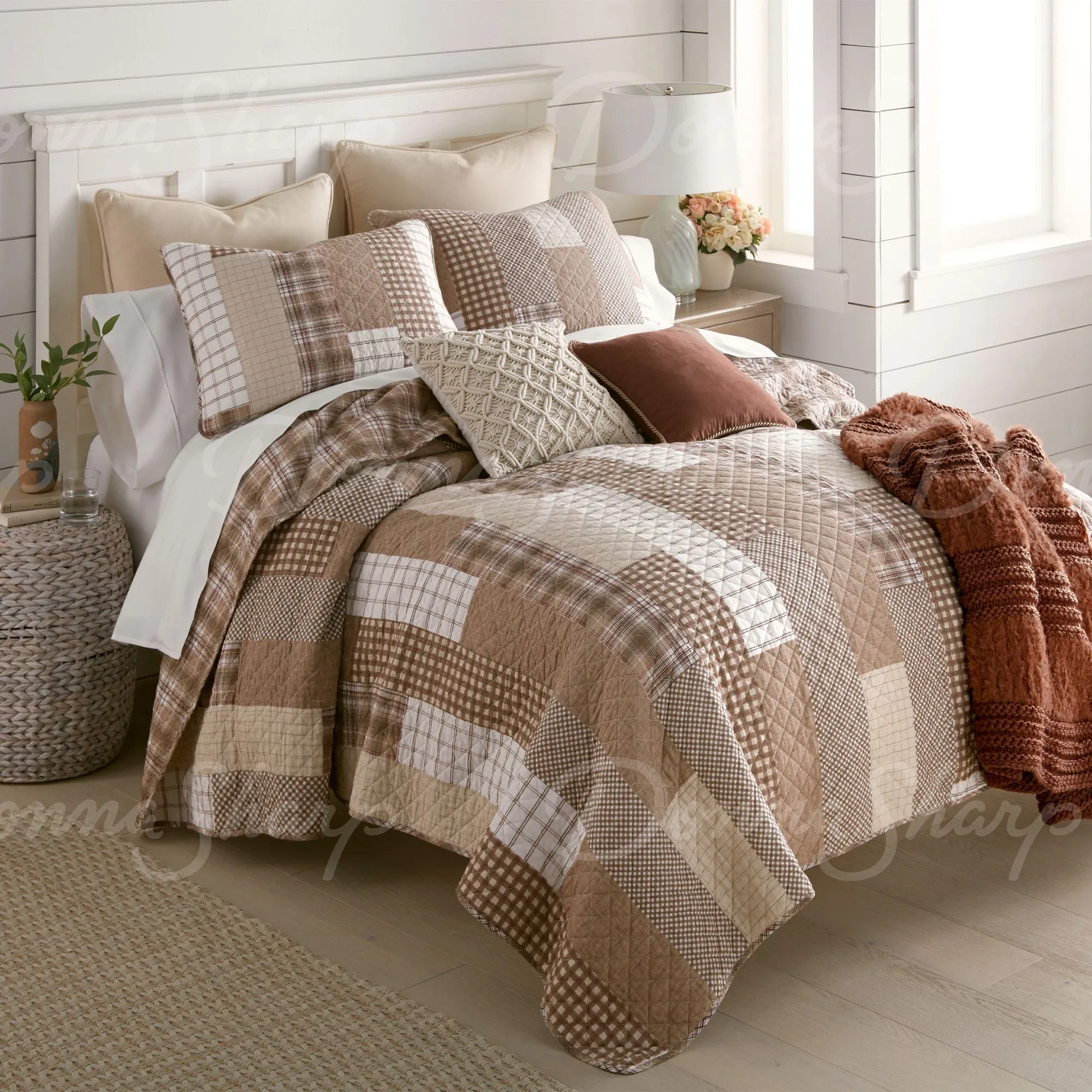 Highland Plaid Cotton Quilted Collection