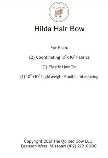 Hilda Hair Bow