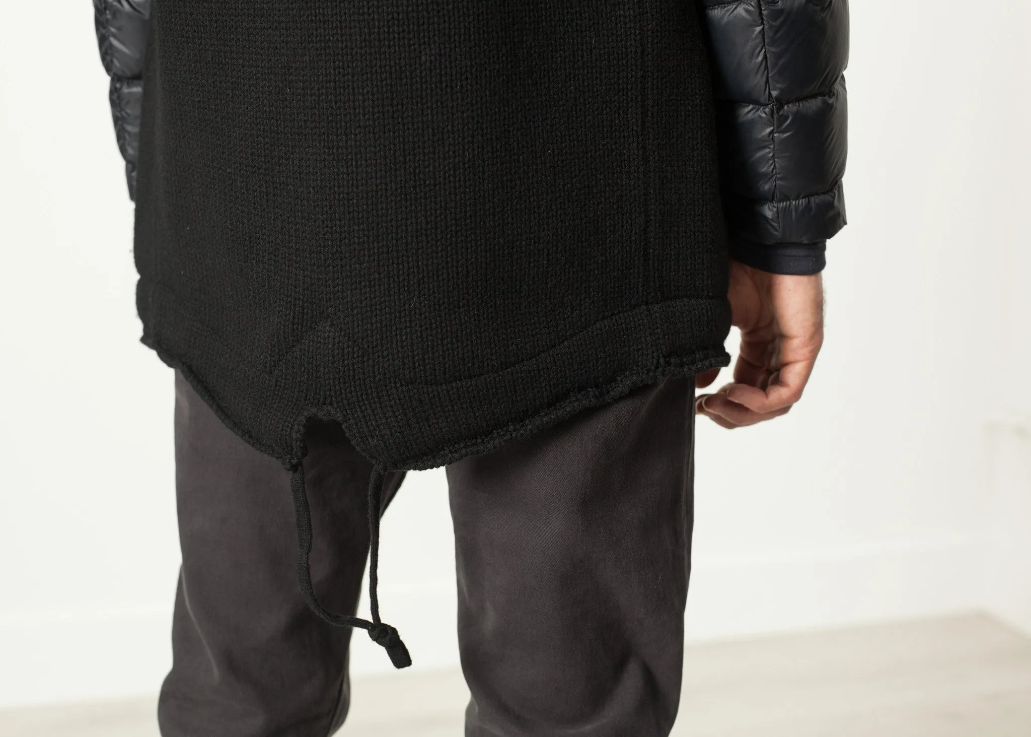 Hooded Parka in Black - Less Choice