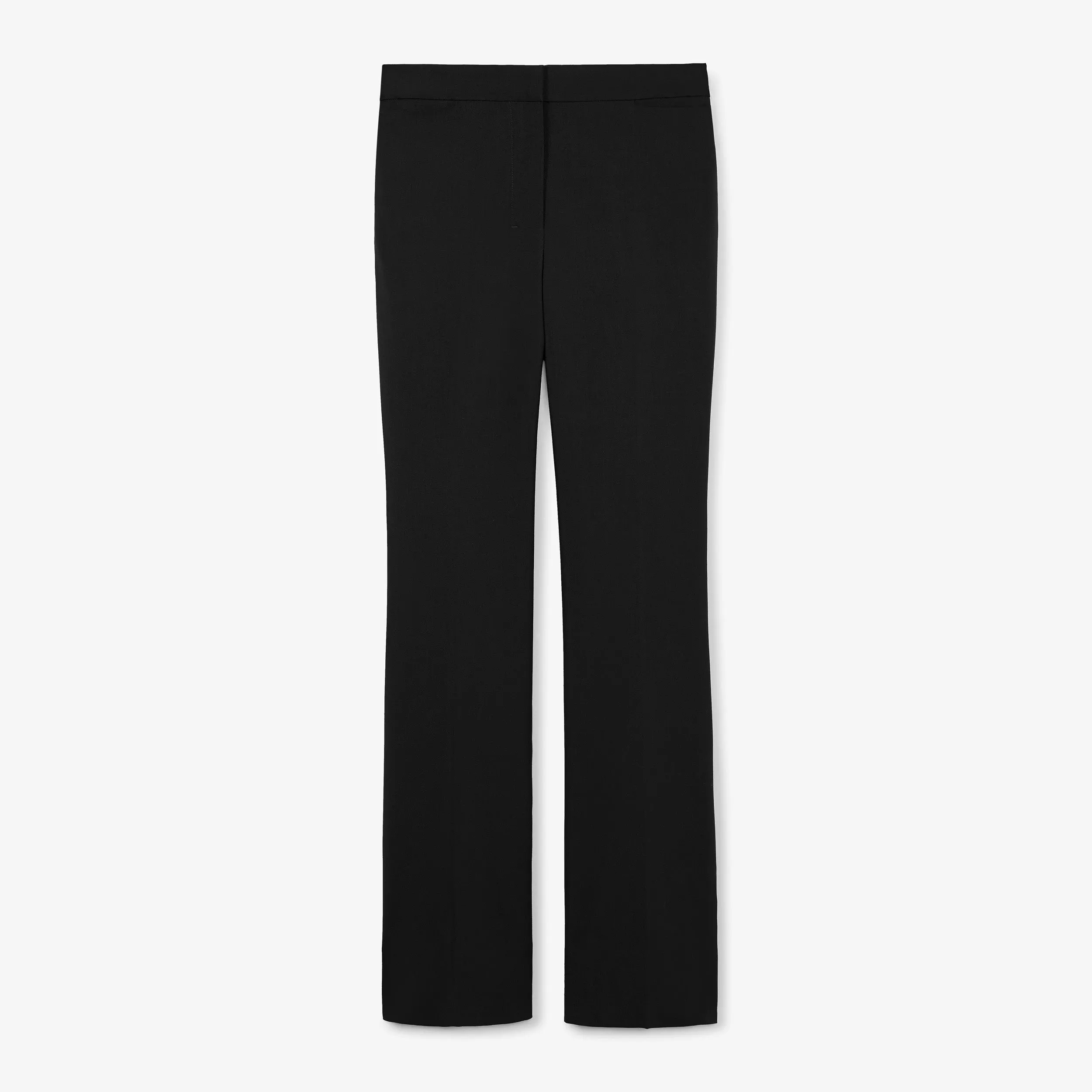 Horton Flare Trouser - Washable Wool Twill :: Black