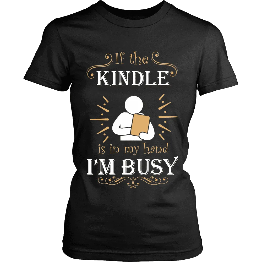 If the kindle is in my hand...