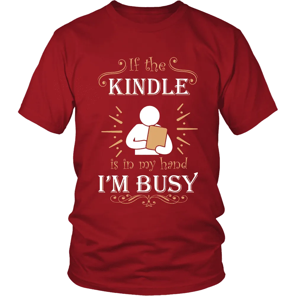 If the kindle is in my hand...