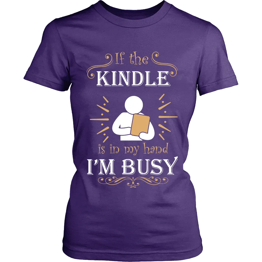 If the kindle is in my hand...