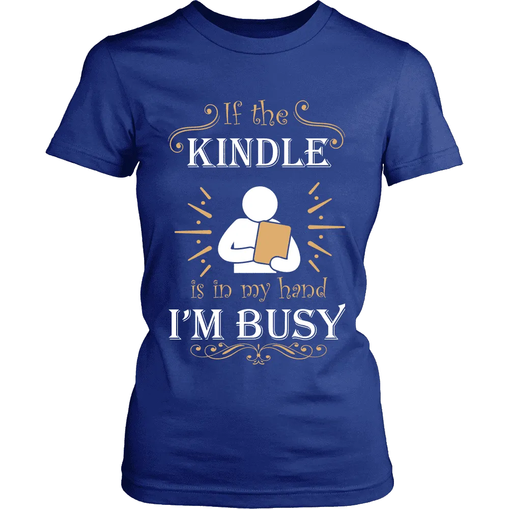 If the kindle is in my hand...