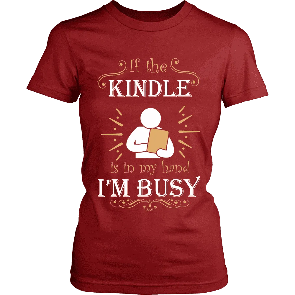 If the kindle is in my hand...
