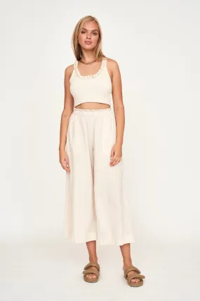 Ischia Knit Top in Cream