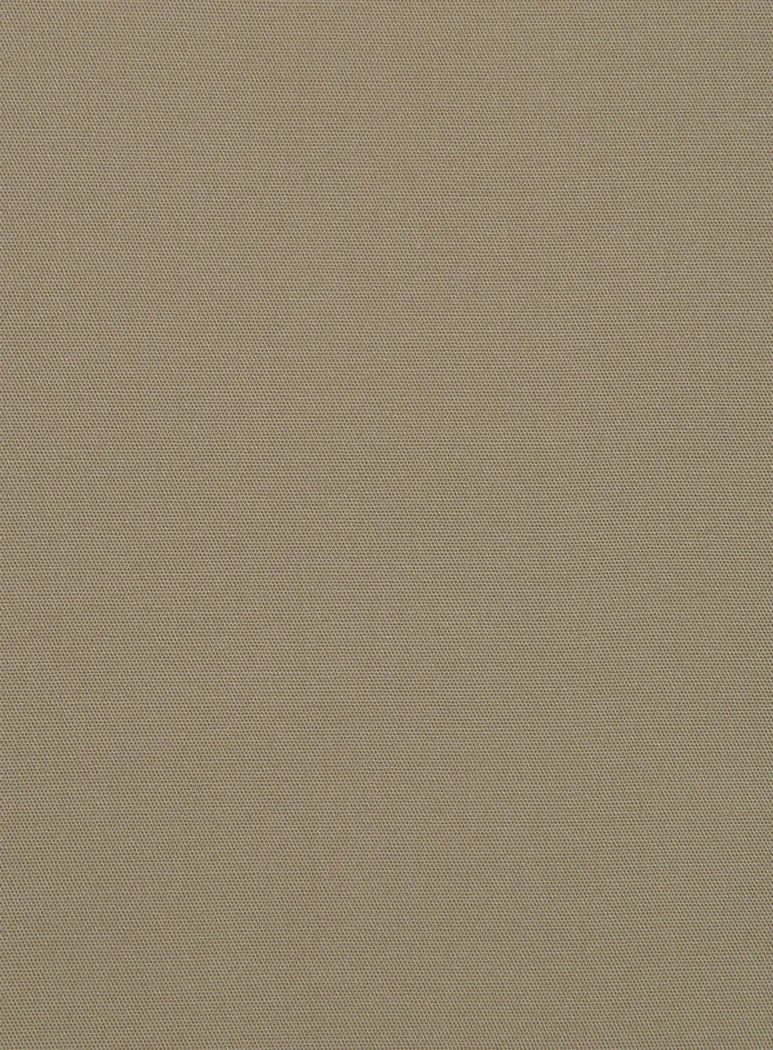Italian Stone Khaki Cotton Stretch Pants