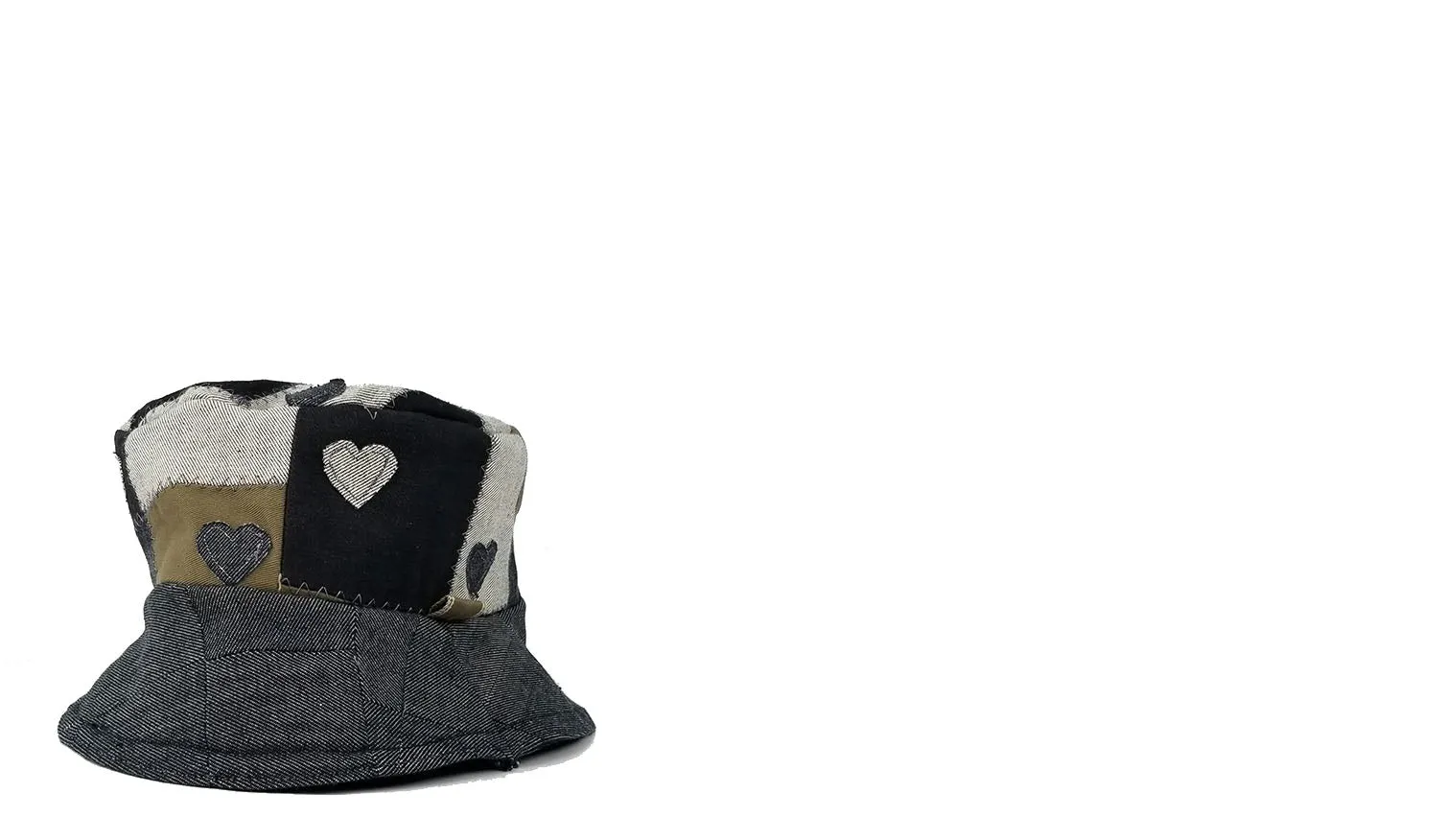 JB x Grey Hearts Denim Zero Waste Denim Hearts Bucket