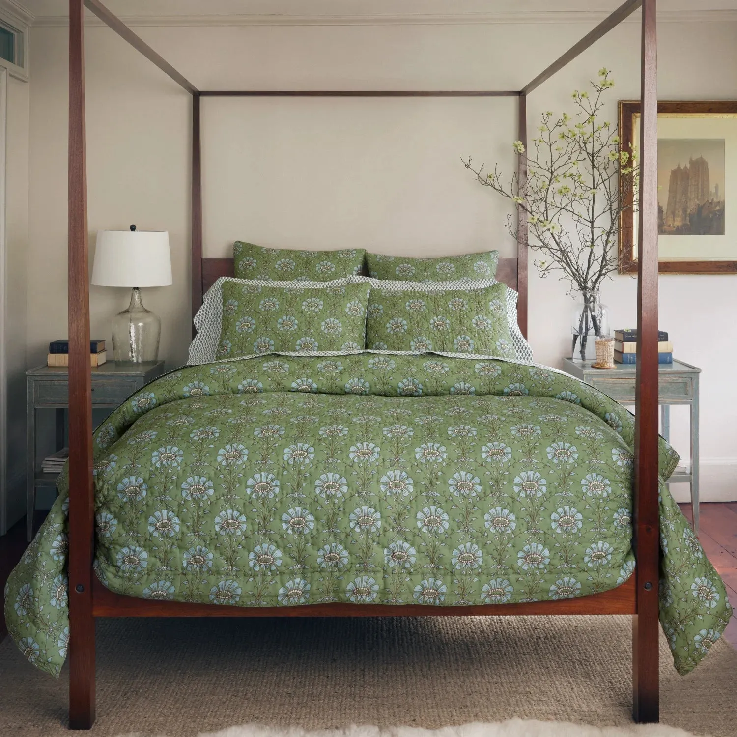 John Robshaw Jeeva Sage Quilt