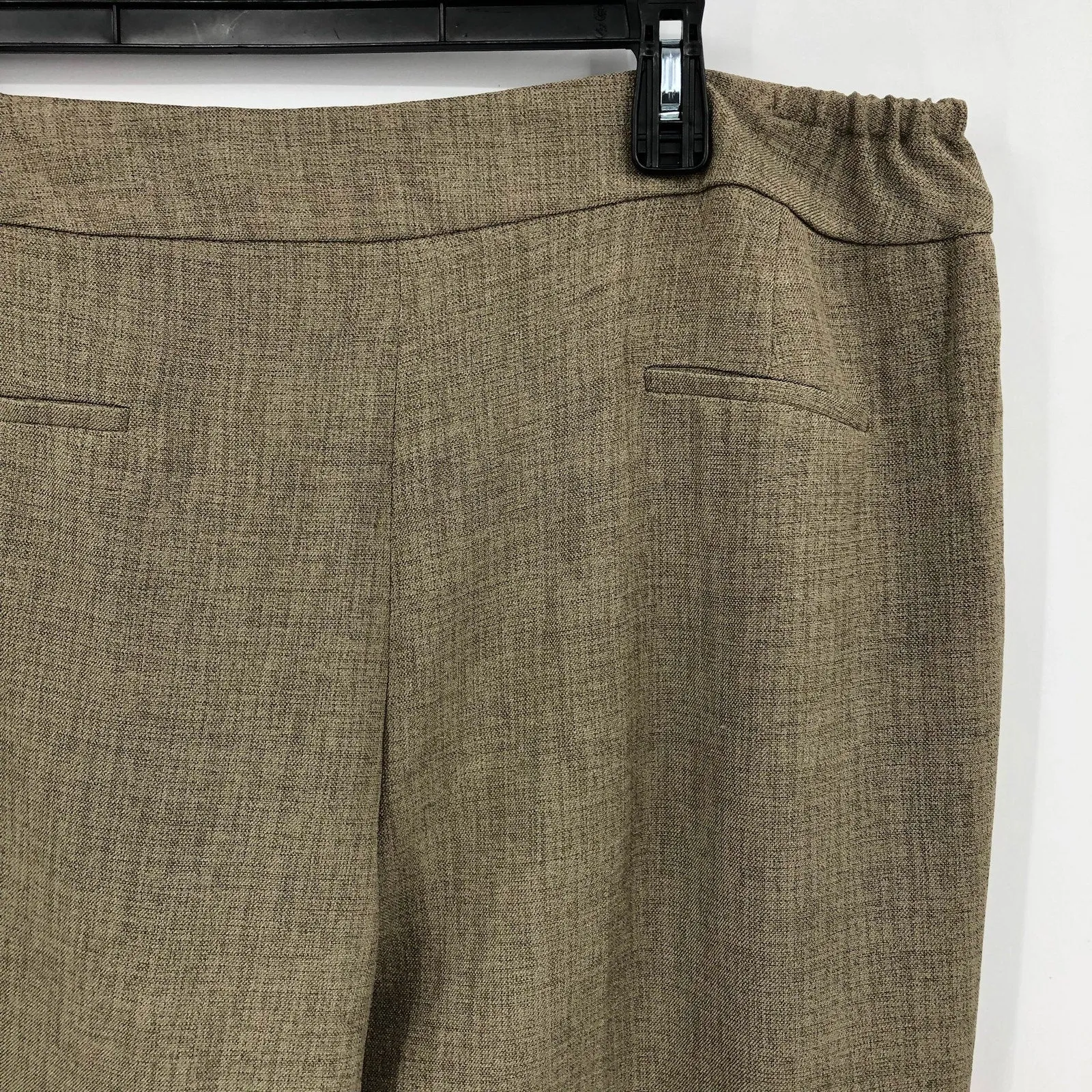KASPER Women's Dress Pants 24W PLUS Cypress Slim Fit High Waist Flat Front NWT