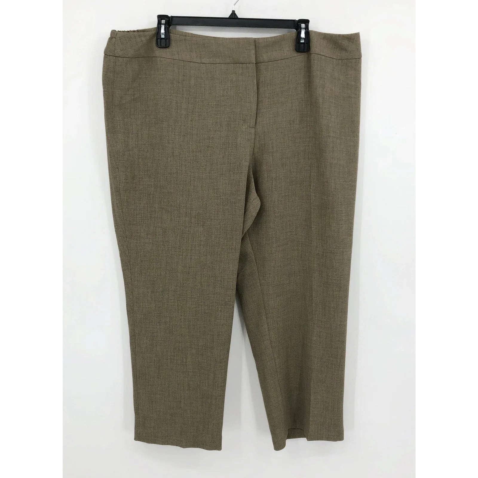 KASPER Women's Dress Pants 24W PLUS Cypress Slim Fit High Waist Flat Front NWT